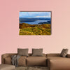 A Sheep overlooking Windermere Lake in the Lake District Multi panel canvas wall art