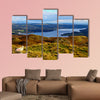 A Sheep overlooking Windermere Lake in the Lake District Multi panel canvas wall art