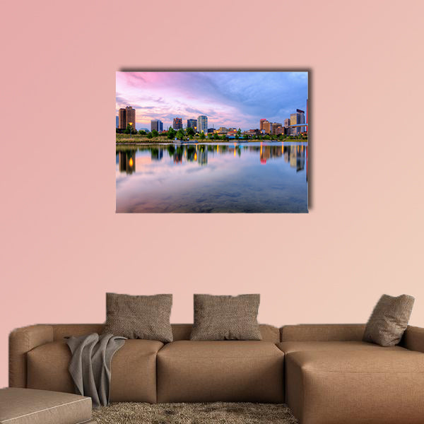 Downtown Birmingham, Alabama, USA multi panel canvas wall art