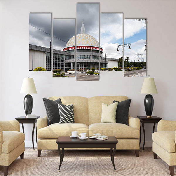 The Royal Regalia Museum of Brunei s capital Bandar Seri Begawan Multi panel canvas wall art