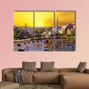 Park Guell museum designed by Antoni Gaudi, Barcelona, Spain multi panel canvas wall art