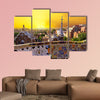 Park Guell museum designed by Antoni Gaudi, Barcelona, Spain multi panel canvas wall art