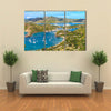 Antigua Bay, view from Shirely Heights, Antigua, West Indies, Caribbean Multi panel canvas wall art