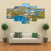 Antigua Bay, view from Shirely Heights, Antigua, West Indies, Caribbean Multi panel canvas wall art