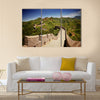 View of Great Wall of China near Jinshanling on a sunny day multi panel canvas wall art