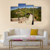 View of Great Wall of China near Jinshanling on a sunny day multi panel canvas wall art