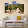 View of Great Wall of China near Jinshanling on a sunny day multi panel canvas wall art