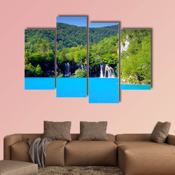 Plitvice Lakes National Park in Croatia multi panel canvas wall art