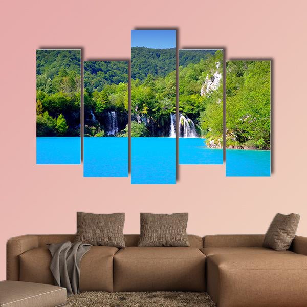 Plitvice Lakes National Park in Croatia multi panel canvas wall art