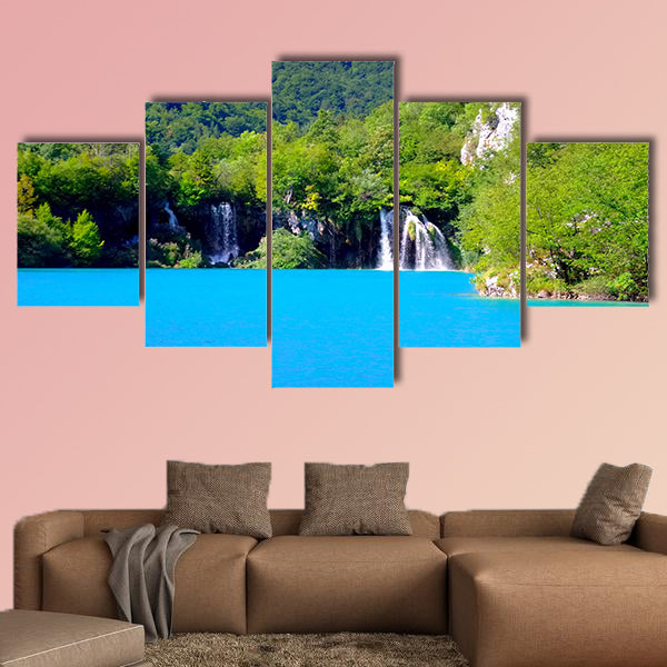 Plitvice Lakes National Park in Croatia multi panel canvas wall art