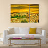 Morocco a landscape of a city wall in the city Multi Panel Canvas Wall Art