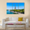 The Eiffel tower in the city of Paris in France Multi panel canvas wall art