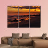 Sunset with a view to Plettenberg Bay in South Africa Multi panel canvas wall art