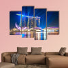 Marina Bay Sands Resort at night multi panel canvas wall art