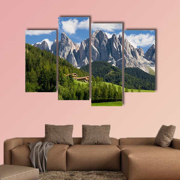 Peaks of the Odle group in the South Tirol, Italy multi panel canvas wall art