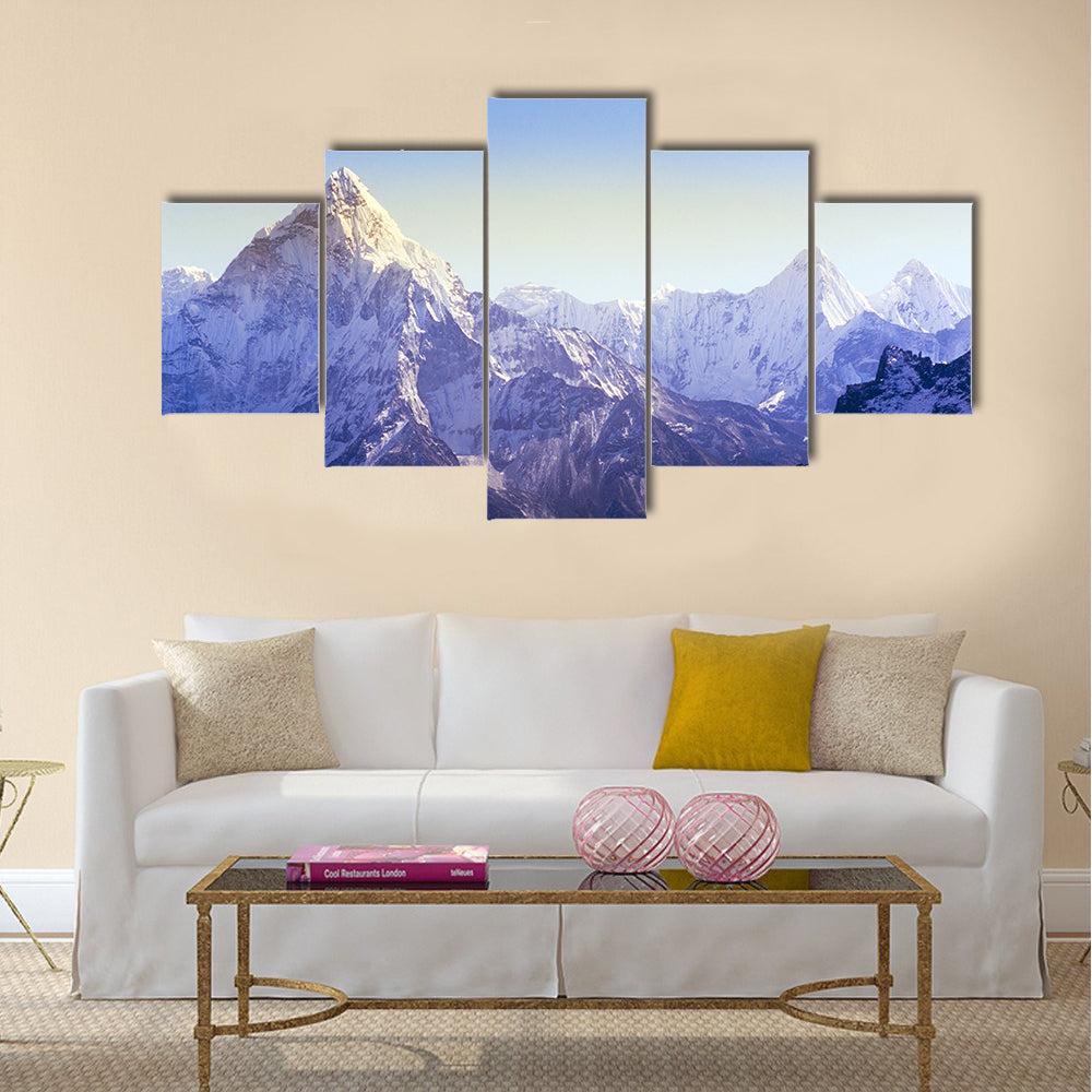 mountain scenery on the Mount Everest Nepal multi panel canvas wall art