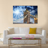 The Tower Bridge at sunset, London Multi panel canvas wall art