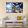 The Tower Bridge at sunset, London Multi panel canvas wall art