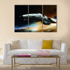 Space ship Multi Panel Canvas Wall Art