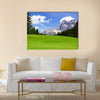 Picturesque Dolomites landscape with mountain road Multi panel canvas wall art