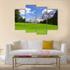 Picturesque Dolomites landscape with mountain road Multi panel canvas wall art