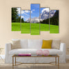 Picturesque Dolomites landscape with mountain road Multi panel canvas wall art