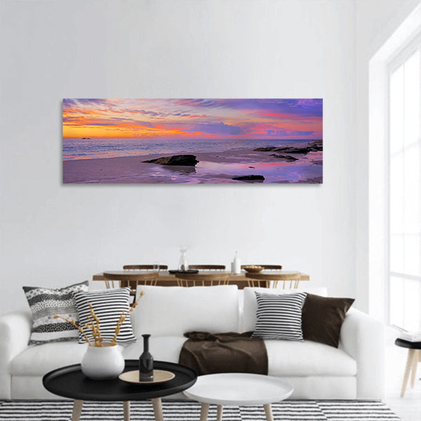 Sunset Landscape Perth Australia panoramic canvas wall art