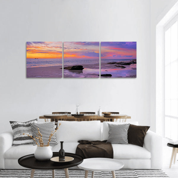 Sunset Landscape Perth Australia panoramic canvas wall art