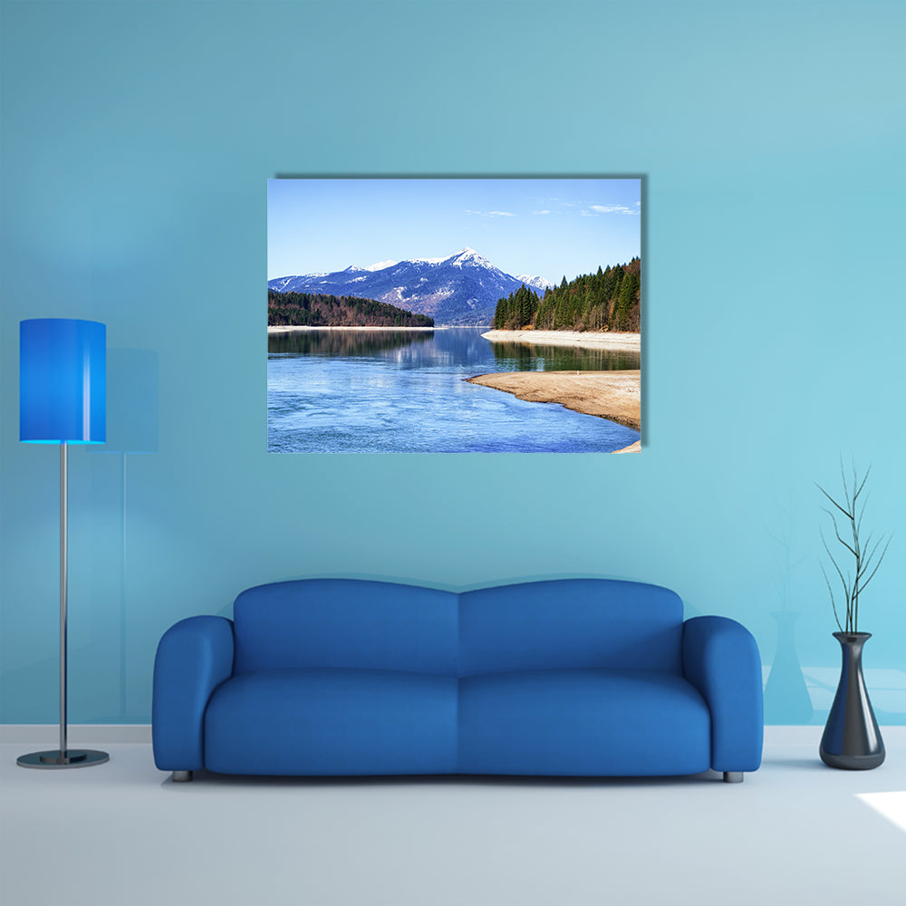 The walchensee in Bavaria, Germany Multi Panel Canvas Wall Art