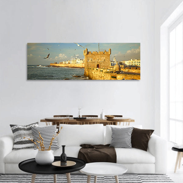 Essaouira Fortress, Morocco, Africa panoramic canvas wall art