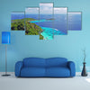 View point in Similan Islands National Park, Similan Island, Phang Nga, Thailand multi panel canvas wall art