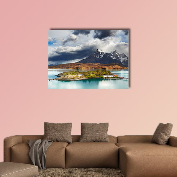 Torres del Paine National Park, Lake Pehoe, Chile multi panel canvas wall art