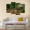 Rail travel in Kanchanaburi province is called Multi panel canvas wall art