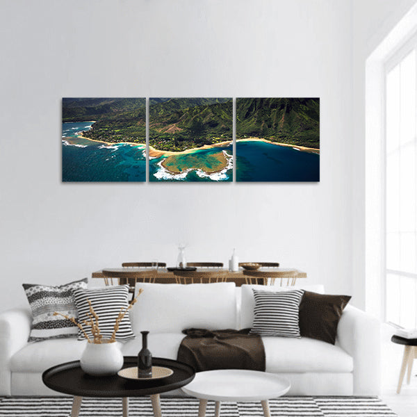 Tunnels Beach panoramic canvas wall art