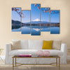 Mount Fuji and Cherry Tree Multi panel canvas wall art