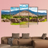 Pyramids of the Sun and Moon on the Avenue of the Dead in Mexico wall art