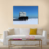 Icebreaker ship on the ice in the sea.multi panel canvas wall art