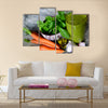 Cocktail from vegetables and spinach with sesame oil Multi panel canvas wall art