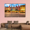 Markt square in the center of Bruges, Belgium multi panel canvas wall art