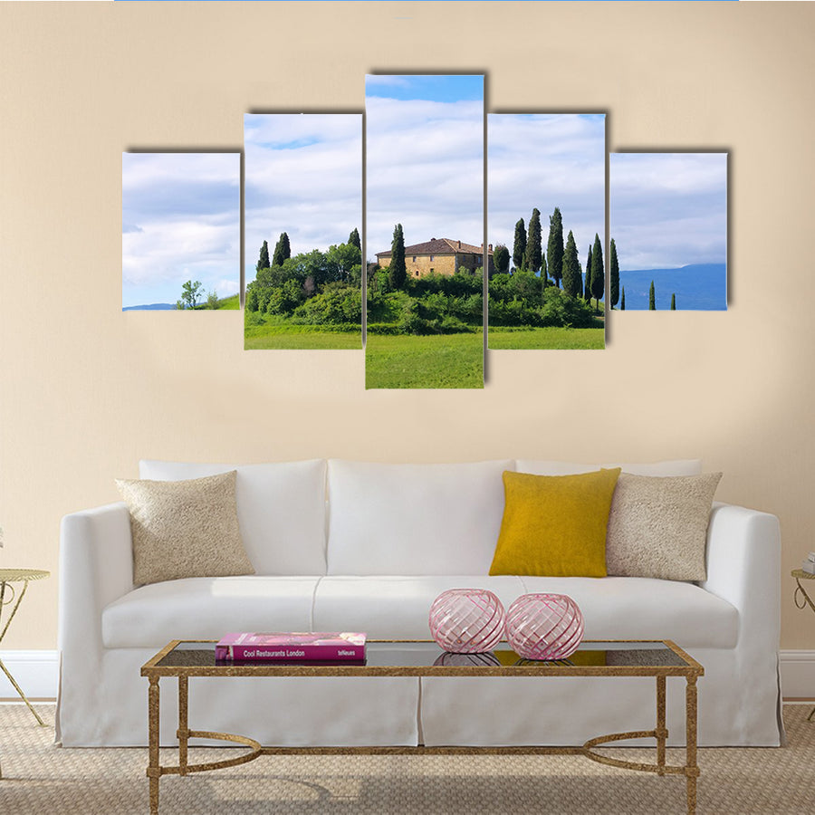 The Most beautiful Tuscany house 02 Multi Panel Canvas Wall Art