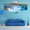 Godafoss is a very beautiful Icelandic waterfall multi panel canvas wall art