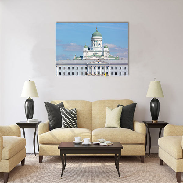 Lutheran Cathedral and Town Hall  Multi panel canvas wall art