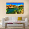 African oasis - beautiful natural landscape Multi panel canvas wall art