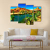 African oasis - beautiful natural landscape Multi panel canvas wall art