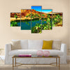 African oasis - beautiful natural landscape Multi panel canvas wall art