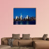 The new Freedom Tower and Lower Manhattan Skyline multi panel canvas wall art