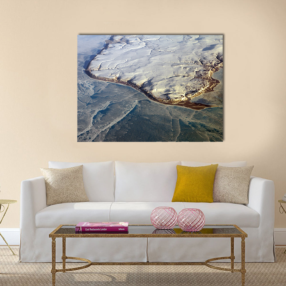greenland from the air multi panel canvas wall art