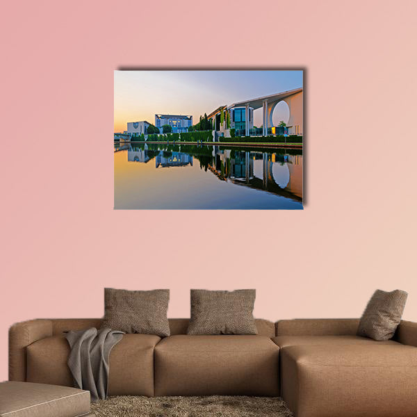 Bundeskanzleramt in Berlin, Germany multi panel canvas wall art