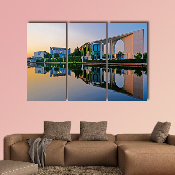 Bundeskanzleramt in Berlin, Germany multi panel canvas wall art