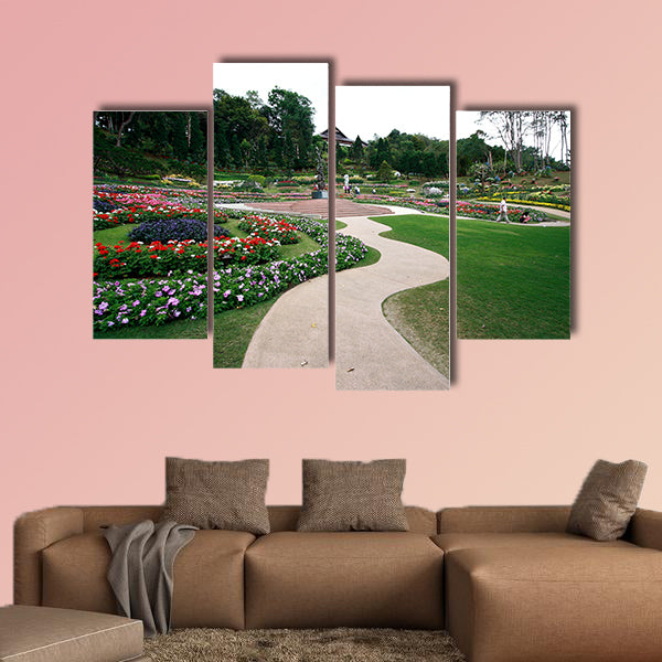Garden Mae Fah Luang Chiang Multi panel canvas wall art